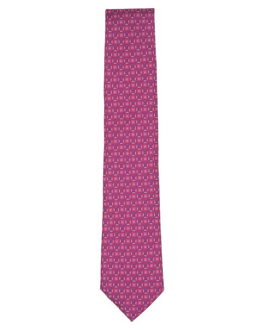 Perry Ellis Pink Geometric Pattern Tie for men