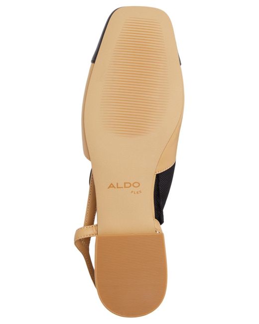 ALDO Multicolor Amandine Slingback Cap Toe Block-heel Flats