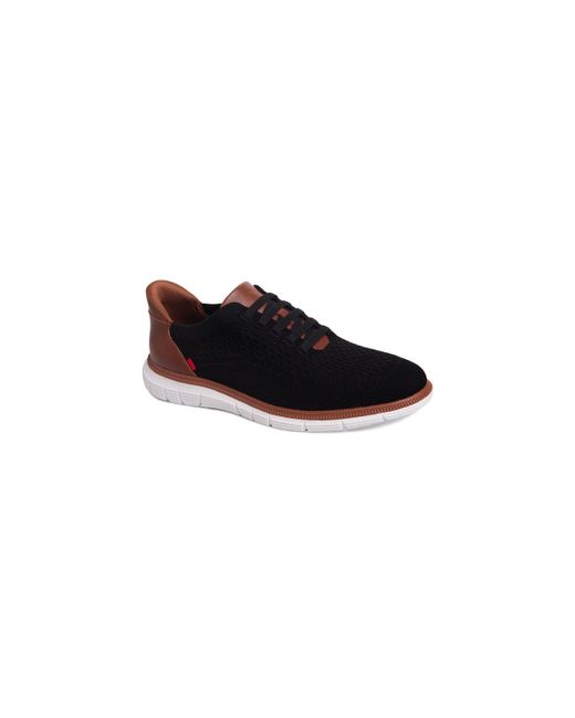 Marc Joseph New York Black Edison Street Hands-free Slip On Technology Lightweight Mesh Oxfords for men