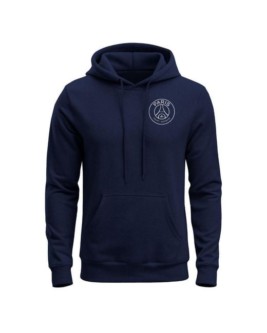 1863fc Blue Paris Saint-germain True Glory Fleece Hoodie for men