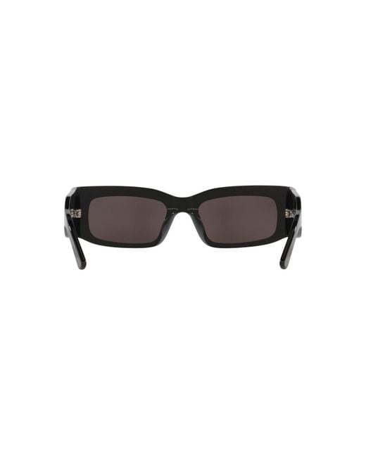 Balenciaga Black Rectangle Sunglasses