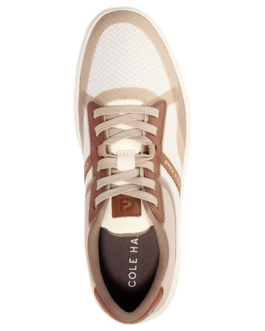Cole Haan White Grand Crosscourt Winner Sneaker for men
