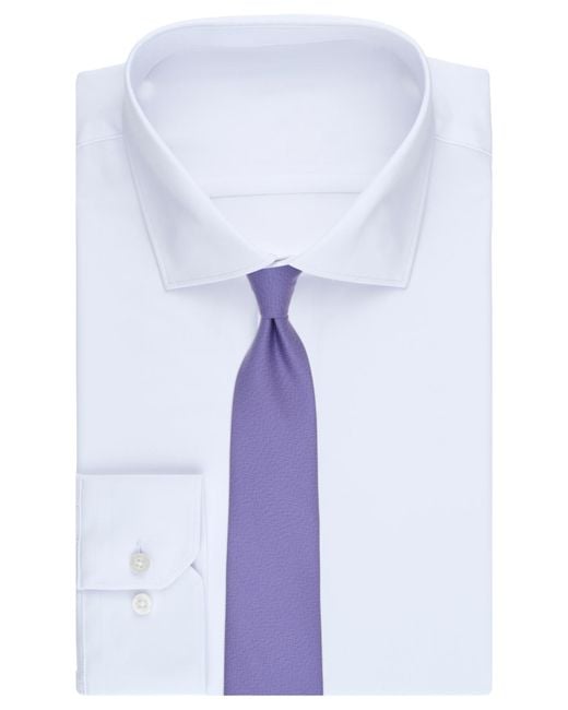 Michael Kors Purple Gordes Micro Solid Tie for men