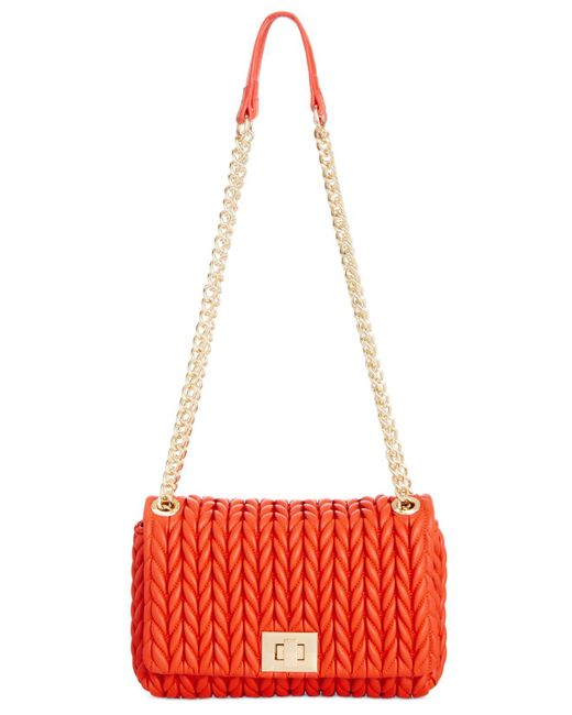 INC International Concepts Red ® Soft Ajae Braided Small Shoulder Bag, Created For Macy's