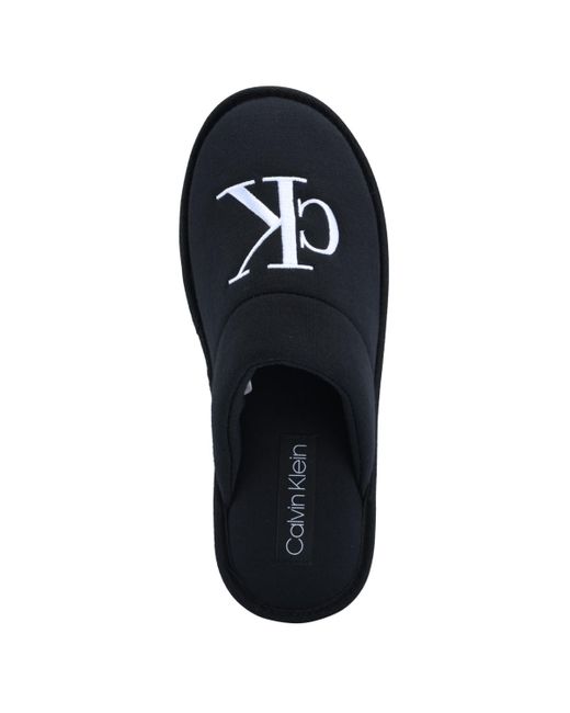 Calvin Klein Blue Xenith Round Toe Slip-on Slippers for men