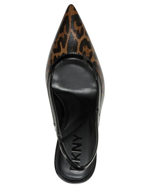 DKNY Metallic Cinette Slingback Pumps