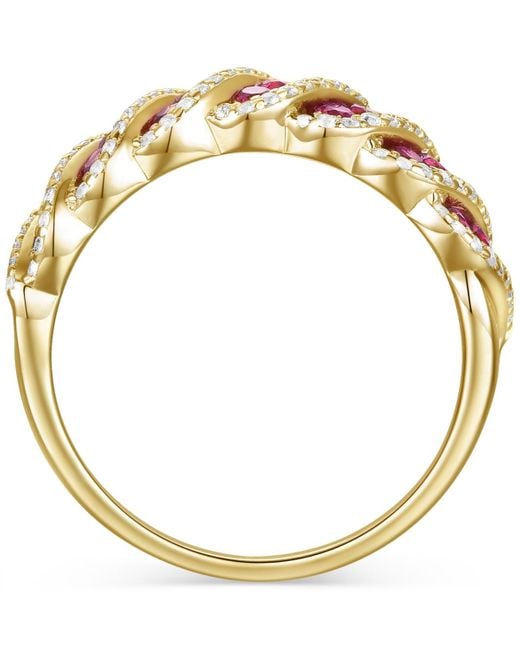 Macy's Metallic Lab-grown (1 Ct. T.w.