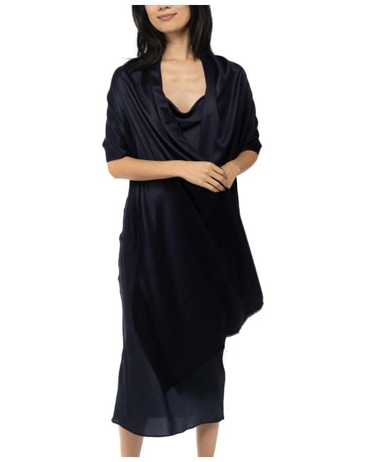 INC International Concepts Black Wrap & Scarf