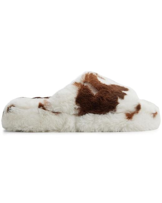 Roxy Brown Sloane Round Toe Slippers