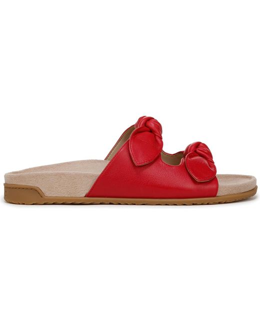 Vionic Red Elara Slide Sandals