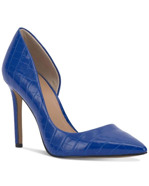 macys blue pumps