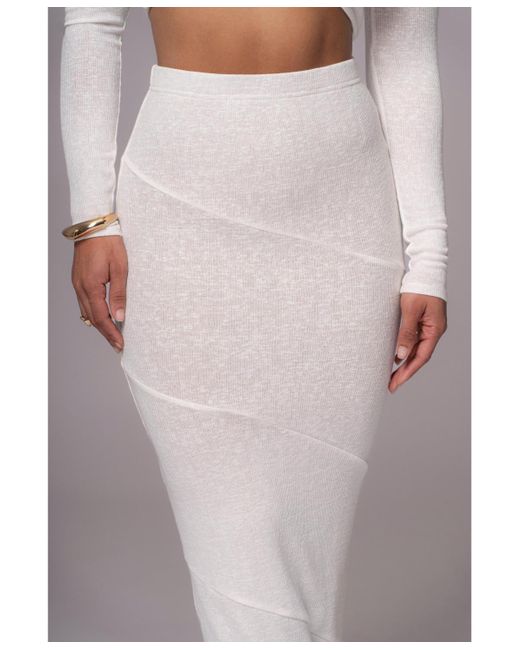 JLUXLABEL Gray All About You Skirt Set