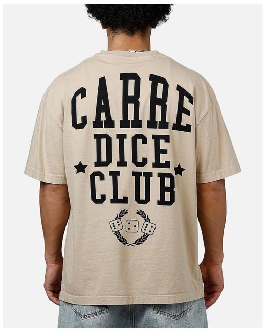 carre Natural Dice College T-shirt for men