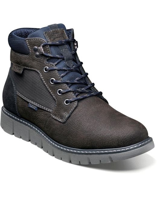 Nunn Bush Black Karnak Plain Toe Boot for men