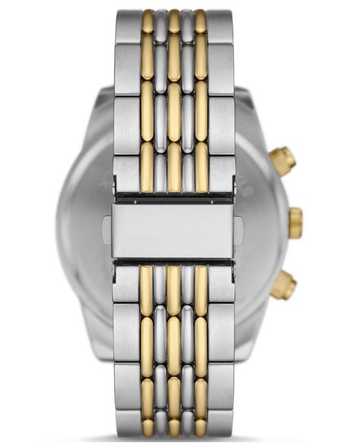 Folio Blue Three Hand 2t Silver-tone for men
