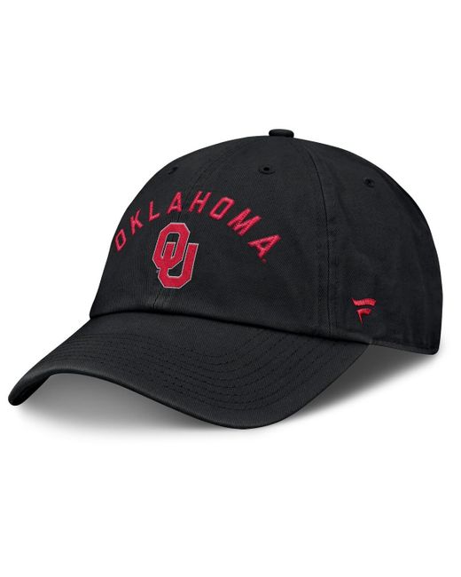 Fanatics Black Oklahoma Sooners Myth Adjustable Hat for men
