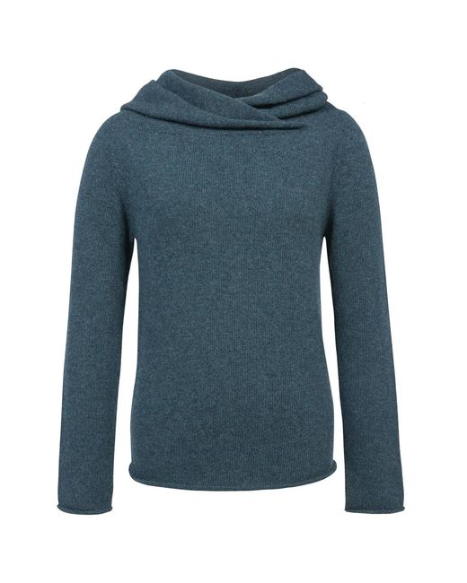 Celtic & Co. Blue Collared Slouch Sweater