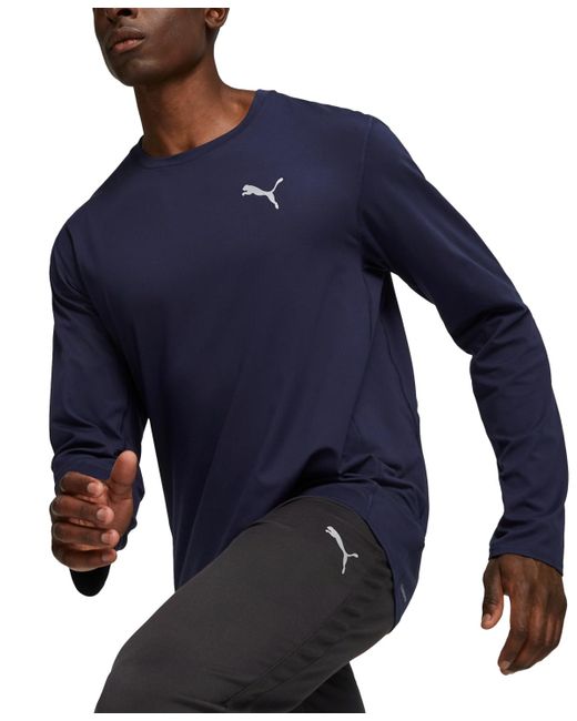 PUMA Blue Run Cloudspun Long-sleeve T-shirt for men