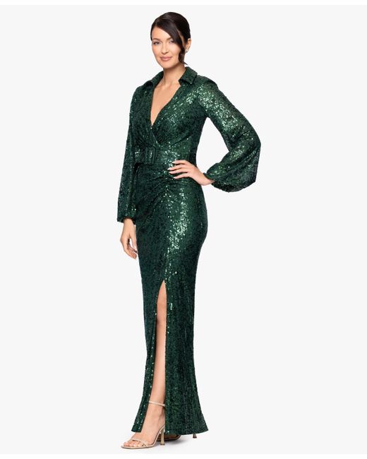 macys green sequin dress Pine Faux Suede Patch Pocket Sleeveless Mini Dress main image 1