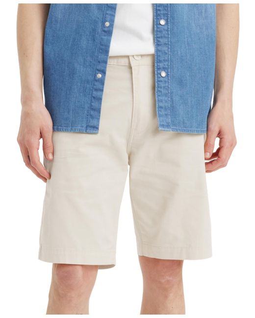 Levi's Blue Xx Standard-tapered Fit Stretch Chino Shorts for men