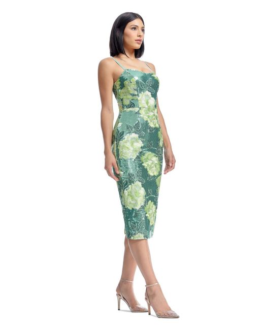 Dress the Population Blakely Sweetheart-neck Dress in Green | Lyst