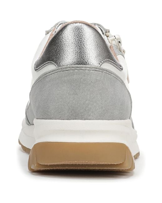 Naturalizer White Jace Lace-up Sneakers