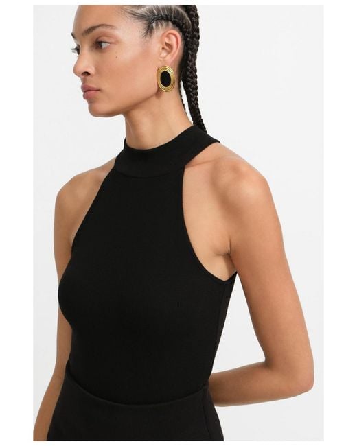 MARCELLA Black Doris Bodysuit