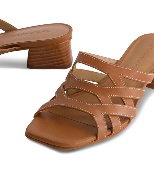 Bernardo Brown Bernardo Jacin Low Heel Sandal