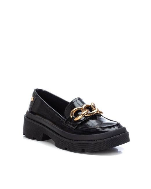 Xti Black Moccasins By