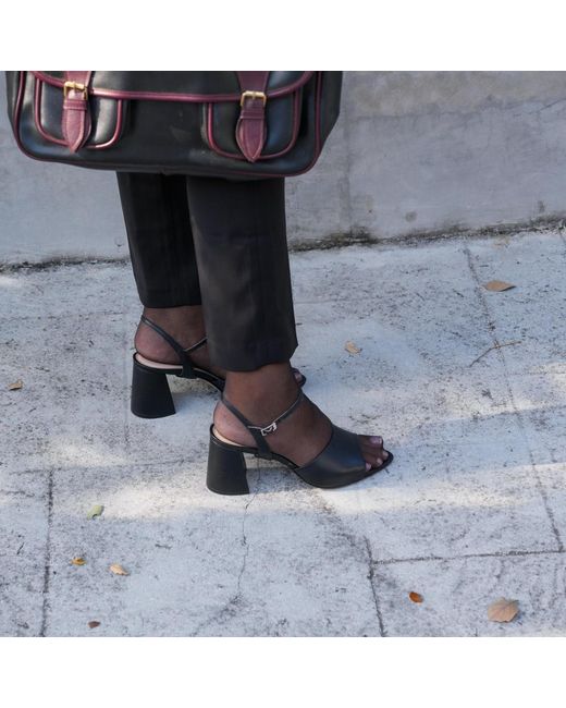 Alterre Black Amal Customizable Point Sandal