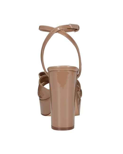 Marc Fisher Brown Daisee Block Heel Dress Sandals
