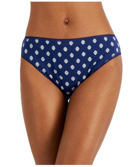 Charter Club Cotton High cut Brief Underwear Created For Macy s In 