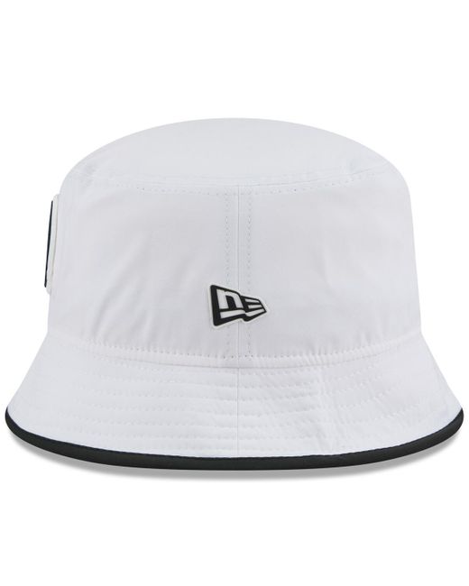 KTZ White Baltimore Ravens 2025 Nfl Training Camp Stretch Bucket Hat for men