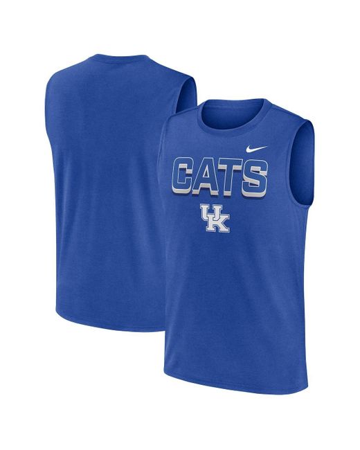 Nike Blue Kentucky Wildcats Primetime Tricode Legend Performance Tank Top for men
