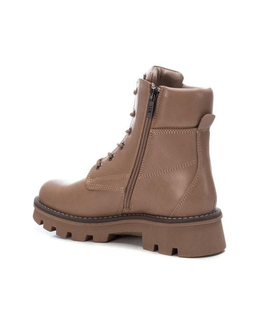 Xti Brown Combat Booties By