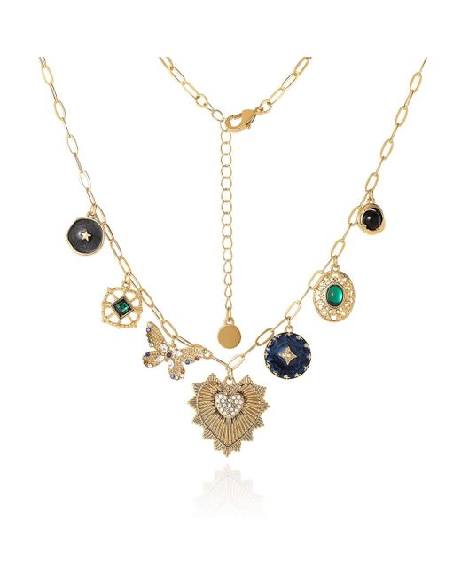 BCBGeneration Metallic Zodiac Charm Necklace