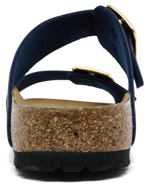 Birkenstock Blue Sydney Luxe Buckle Birko-flor Sandals From Finish Line
