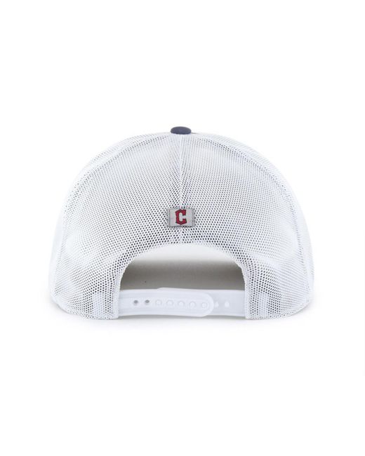 '47 Blue Navy/white Cleveland Guardians Scratch Adjustable Trucker Hat for men