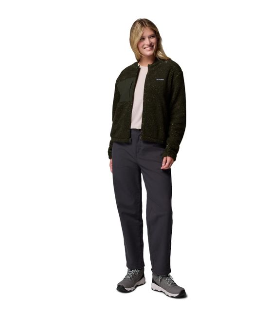 Columbia Black Stellar Path Full Zip Bomber Jacket
