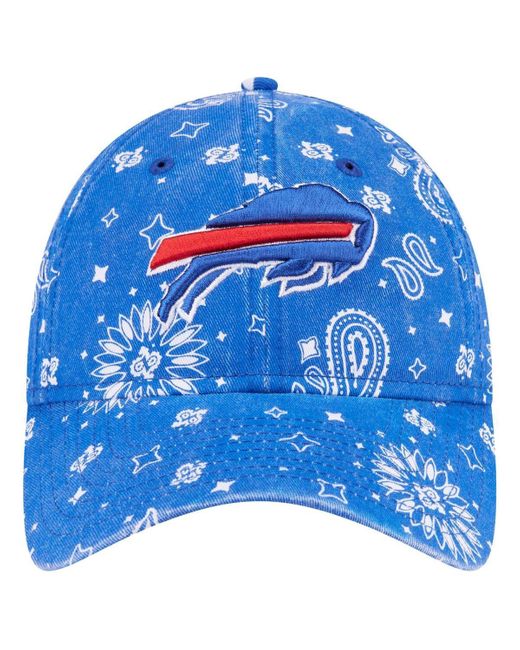 KTZ Blue Buffalo Bills Paisley 9twenty Adjustable Hat
