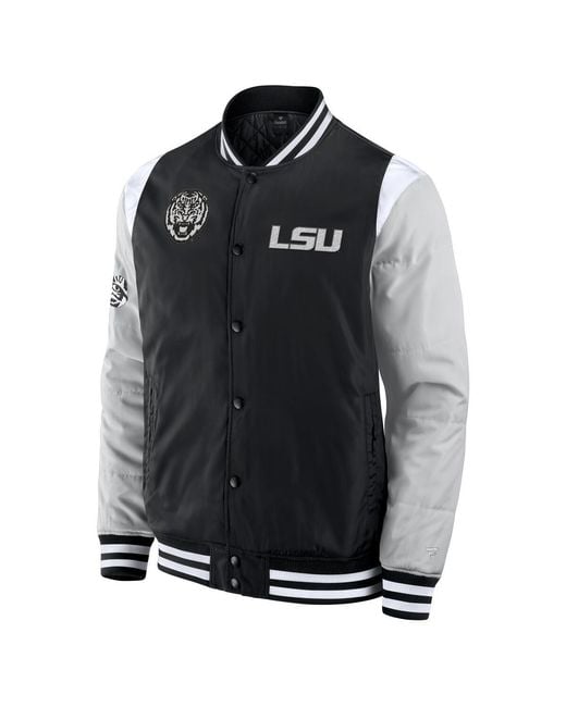 Fanatics Black Lsu Tigers Elementsâ Elite Full-snap Jacket for men