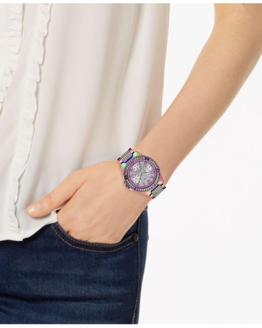guess rainbow watch
