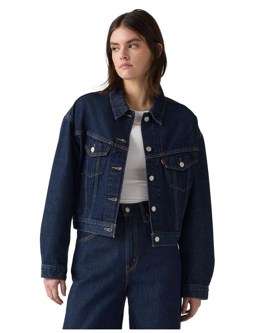 Levi's Blue Shrunken '90s Trucker Jacket