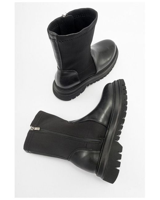 Prologue Shoes Black Alias Zip Boot
