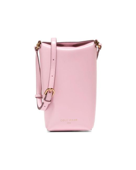 Cole Haan Pink Clarisse Mini Phone Crossbody Bag