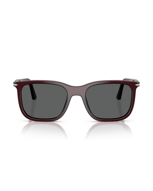 Persol Black Round Renzo Sunglasses