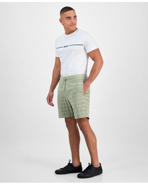 Boss Green Hugo By Dutowel Stripe Shorts for men