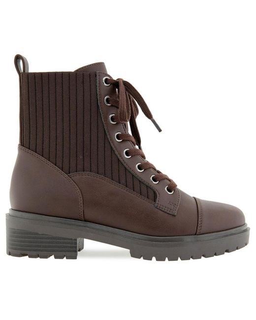 BCBGeneration Brown Mari Combat Boot