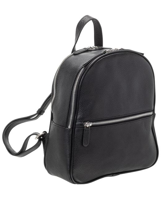 Mancini Blue Pebbled Audrey Backpack