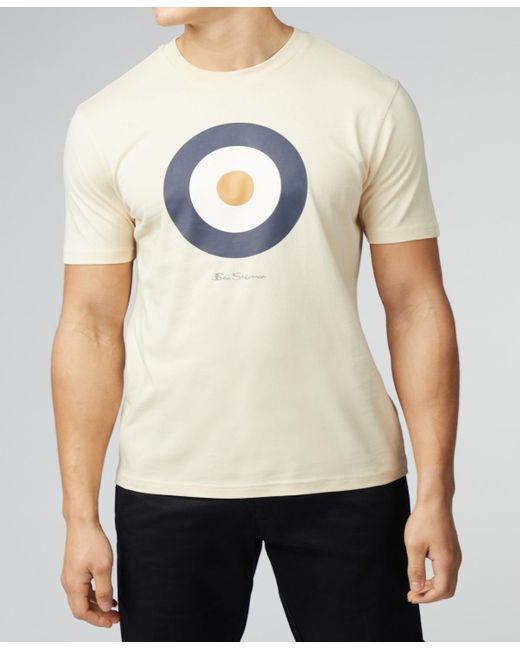 Ben Sherman Natural Signature Target Short Sleeve T-shirt for men